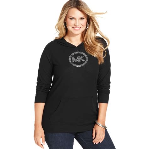 michael kors hoodie sweatshirt women|Michael Kors thermal hoodie.